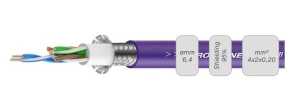 ROXTONE "CAT5SB/100 Purple"